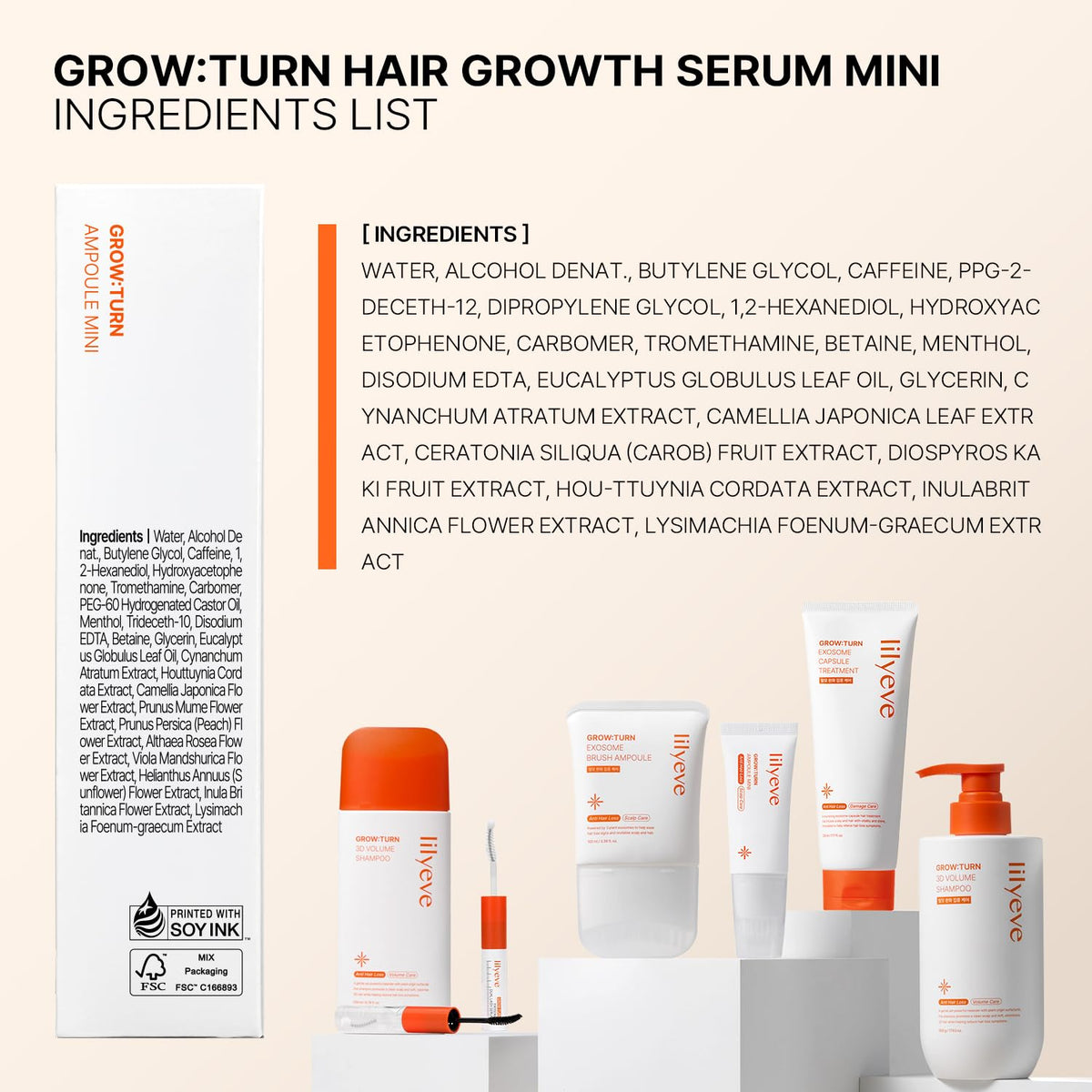Lilyeve Grow Turn Exosome Brush Nourishing Treatment