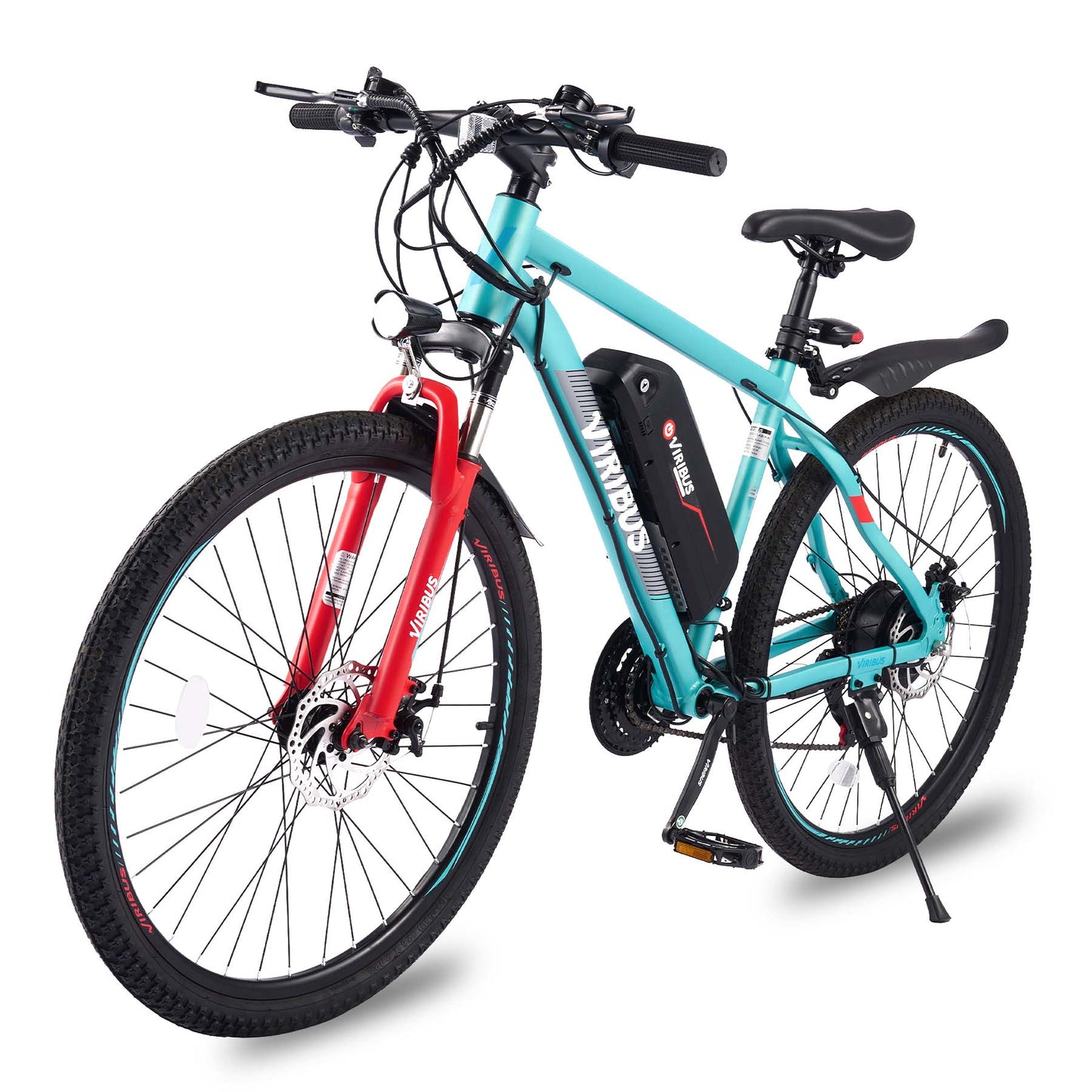 Viribus Panther Electric Mountain Bike 500W Motor, 50-Mile Range