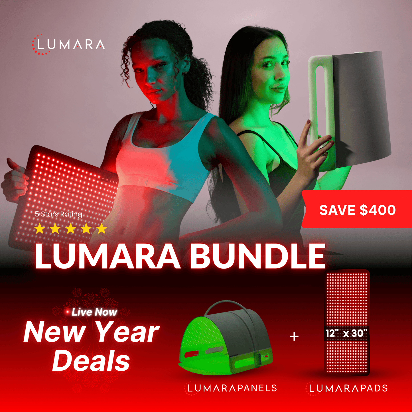 Lumara Illuminate Green Pad System for Recovery and Relaxation Support