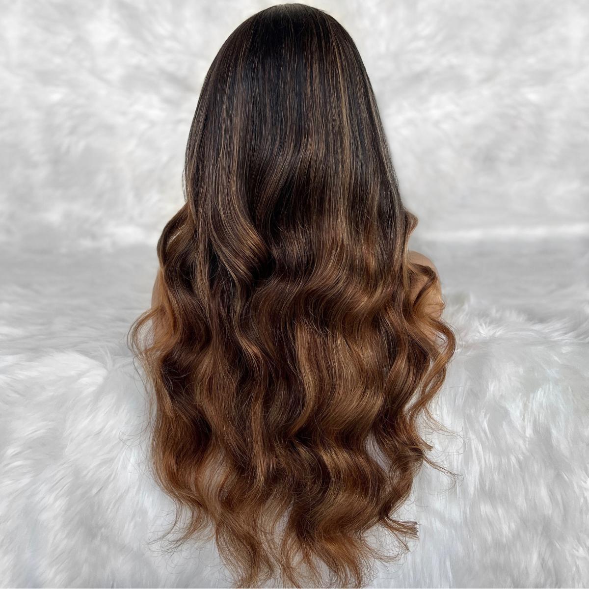Professionally Colored Mystique Glueless 5x5 HD Lace Human Hair Closure Wig