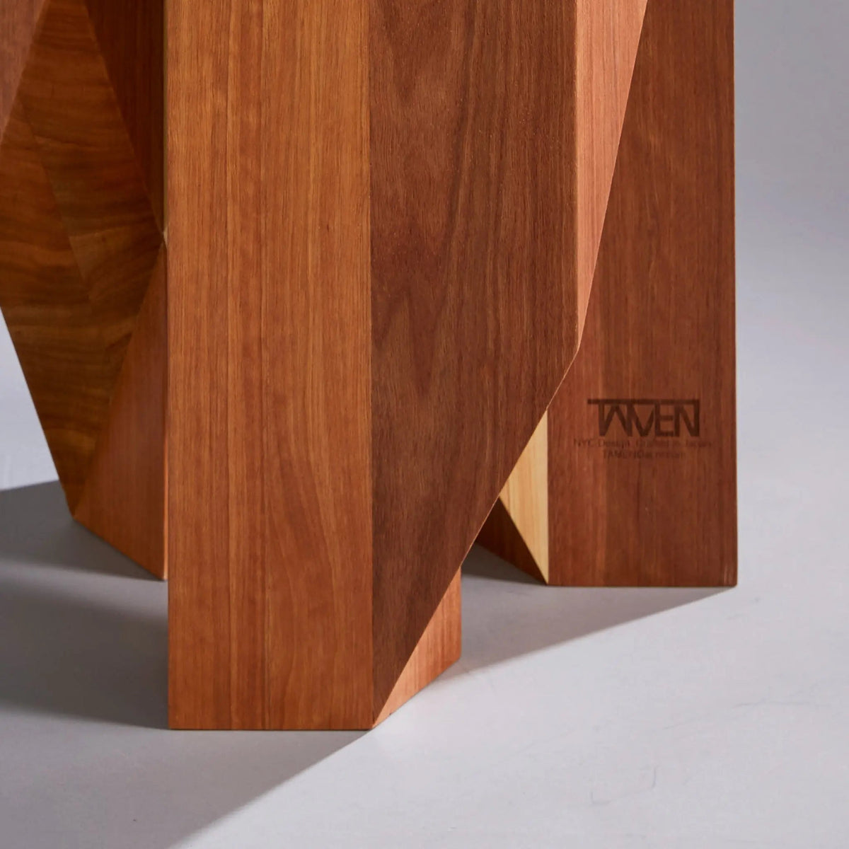 Yosegi Wood Stool, Pair - Japanese Craftsmanship