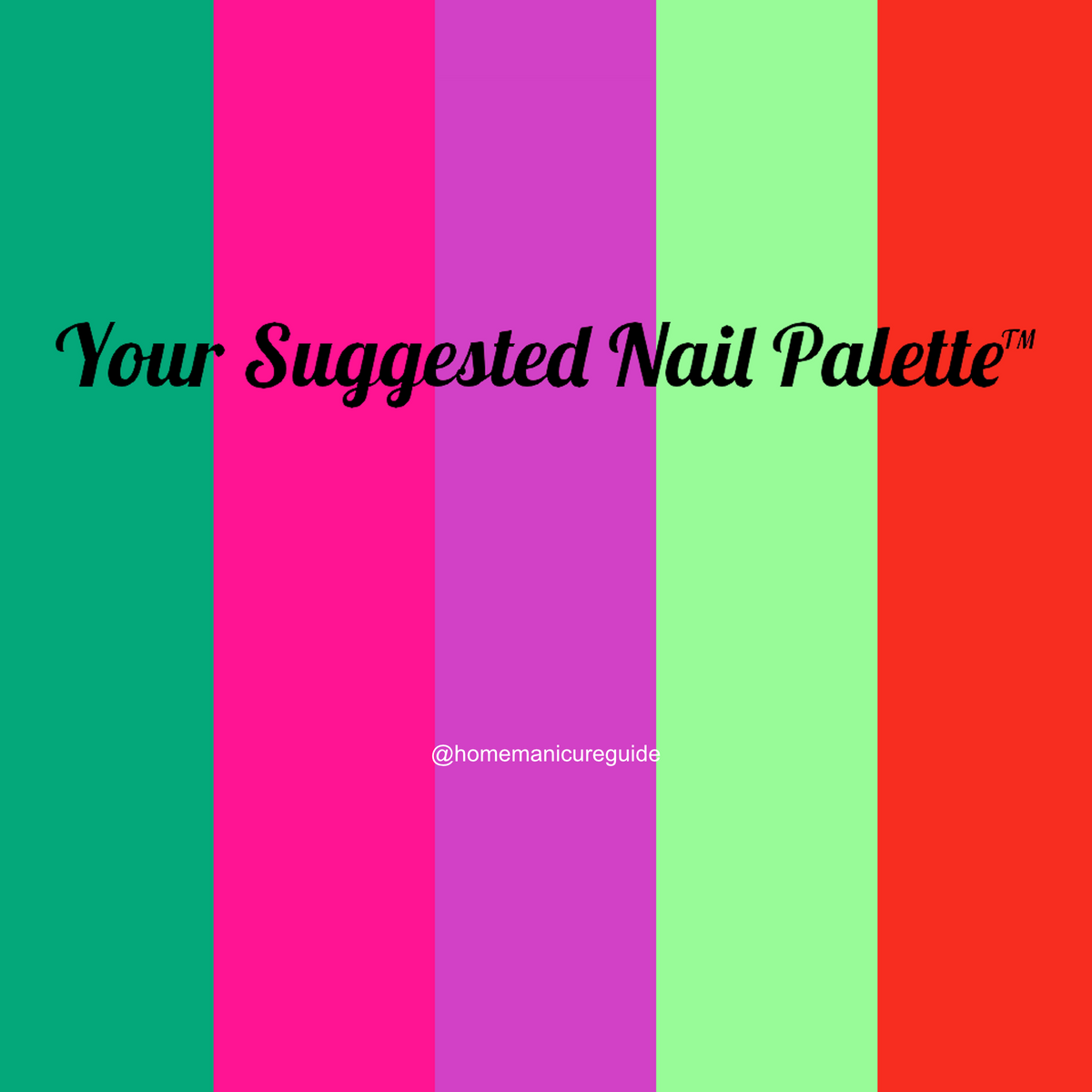Energetic Bold Cool Aesthetic Collection inspired by Your Suggested Nail Palette®