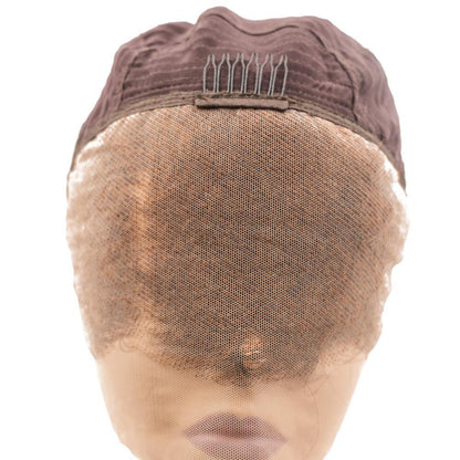 Coffee Textured Curly Bob 13x4 Transparent Lace Front Human Hair Wig