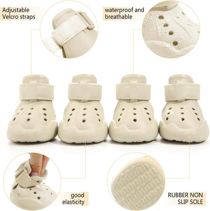 Indoor Dog Shoes for Paw Protection | Non-Slip, 4 Pack