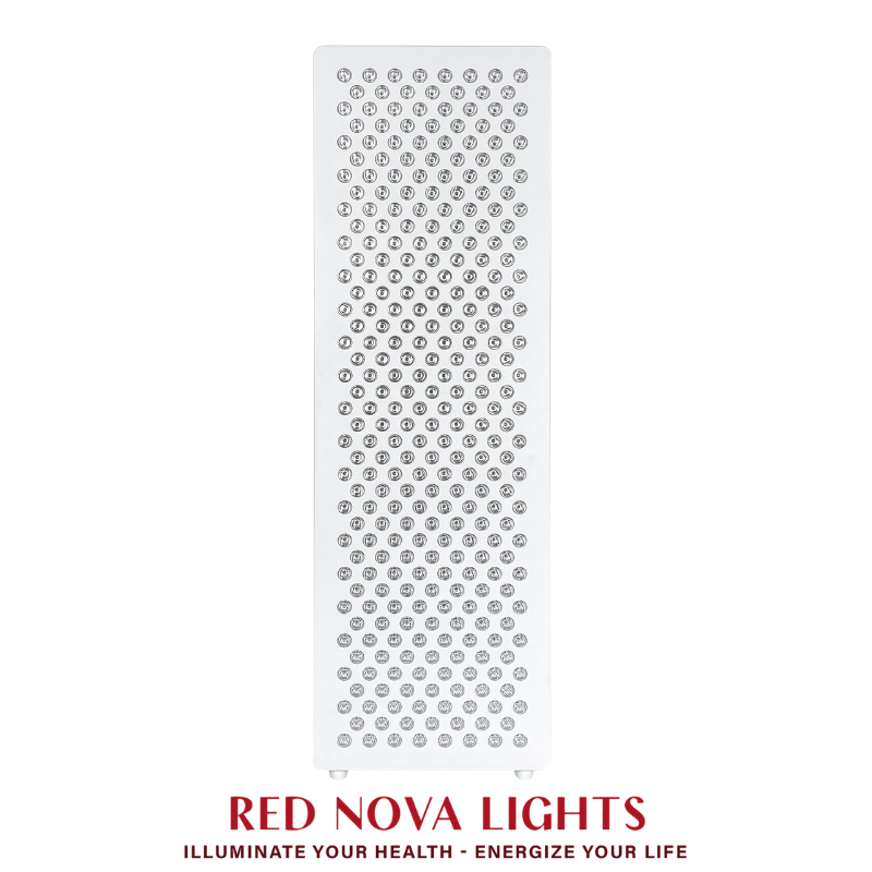 Rectangular product with rhinestone pattern on a white background, featuring 'Red Nova Lights' branding.