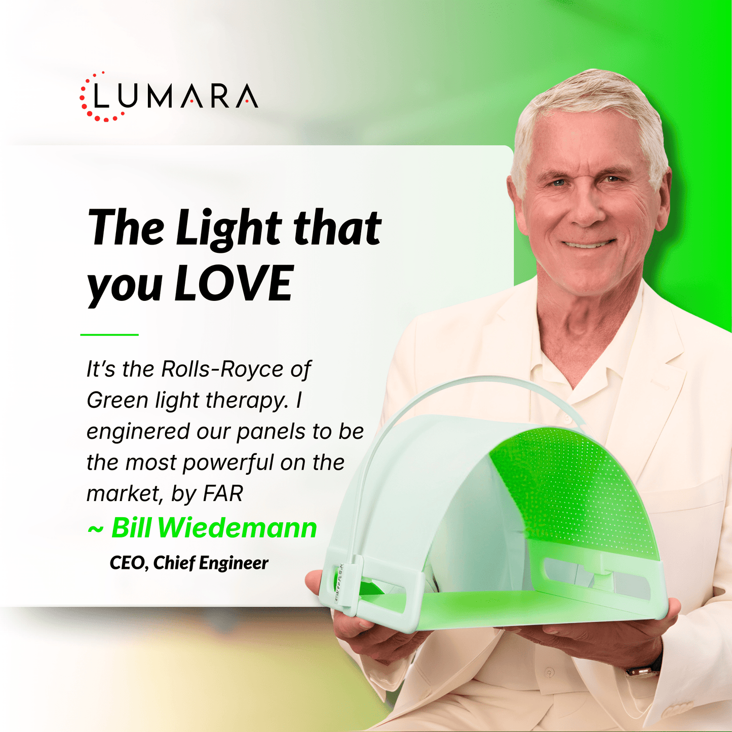 Lumara Illuminate Green Pad System for Recovery and Relaxation Support