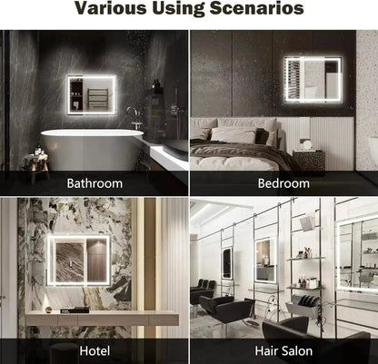 HAUSVITA 36x24" Center Glow LED Bathroom Vanity Mirror