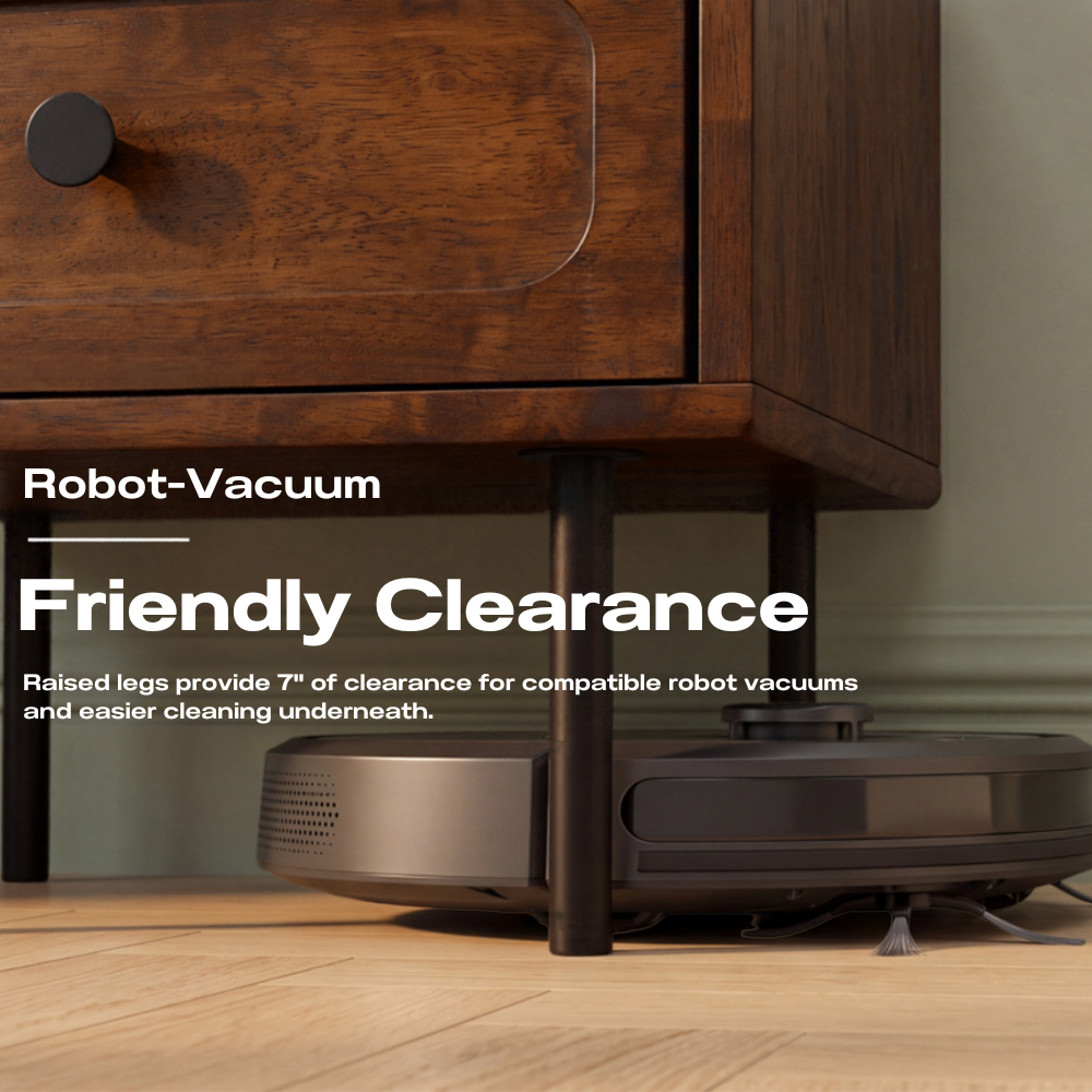 Savana Solid Wood Single-Drawer Nightstand