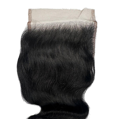 #1 Jet Black Body Wave 4x4 HD Lace Closure