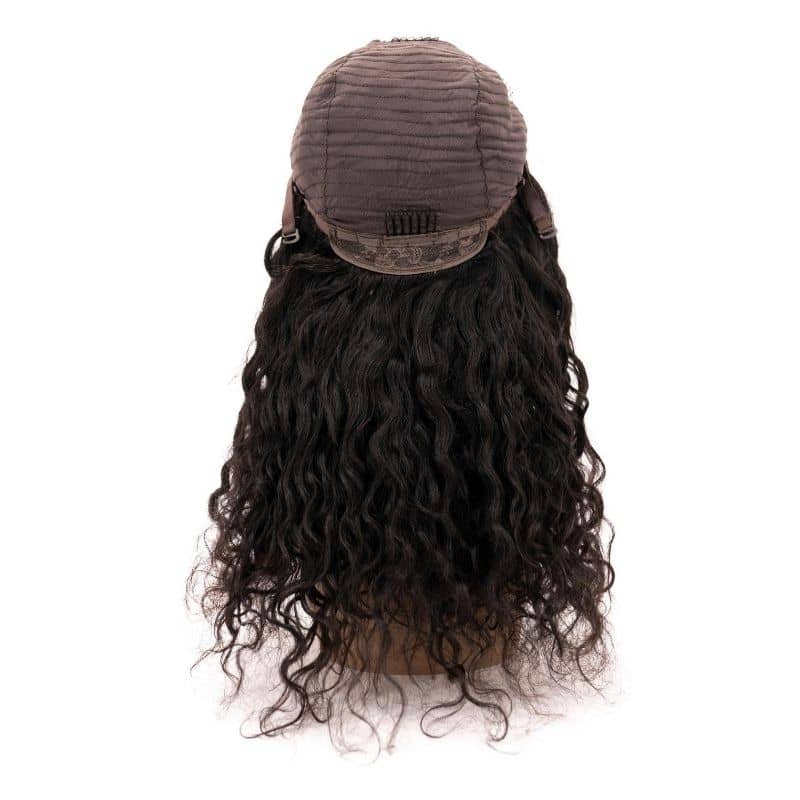 Messy Curl 4x4 Transparent Lace Human Hair Closure Wig