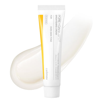 Tube of Calinax Pore + Dark Spot Cream on a white background