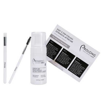 Eyelash Extension Foaming Cleanser Kit, Pre-Mixed