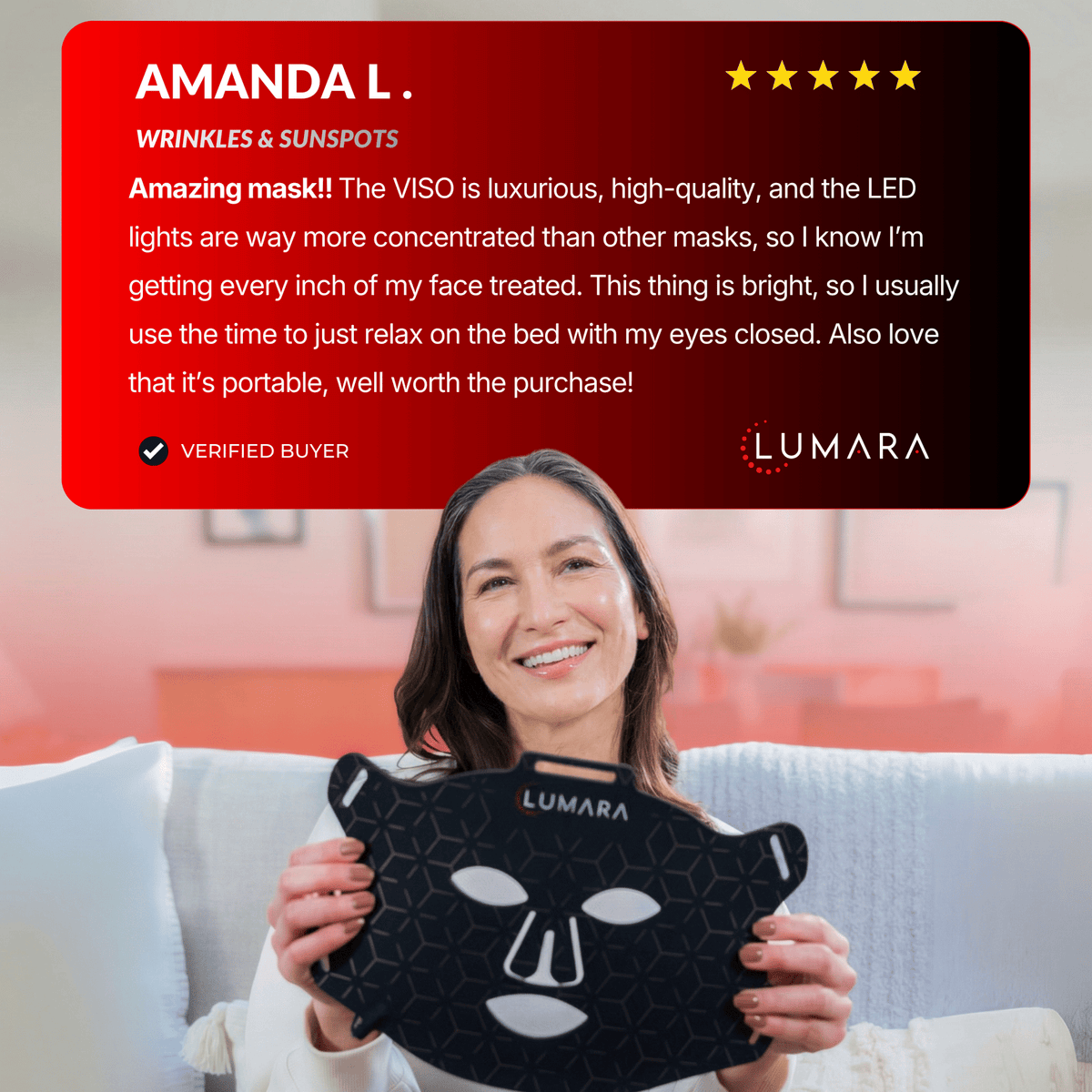 Lumara VISO Red Light Mask