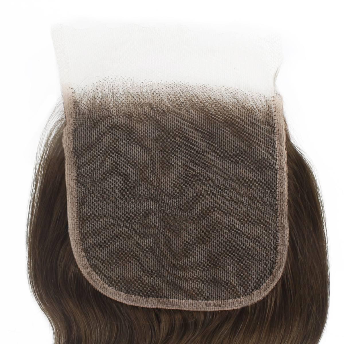 #4 Medium Brown Body Wave 5x5 HD Lace Closure