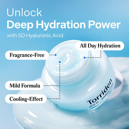 Dive In Low Molecular Hyaluronic Acid Soothing Cream | Torriden