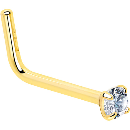 Gold Plated Sterling Silver Nose Ring