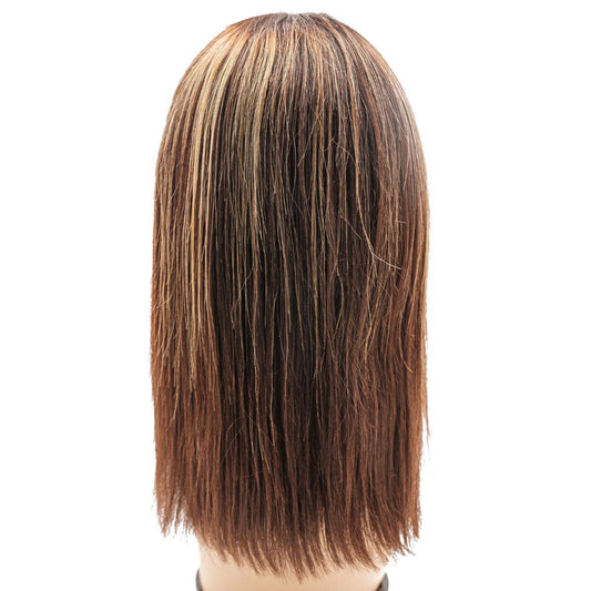 Buttercup Straight Bob 13x4 Transparent Lace Front Human Hair Bob Wig