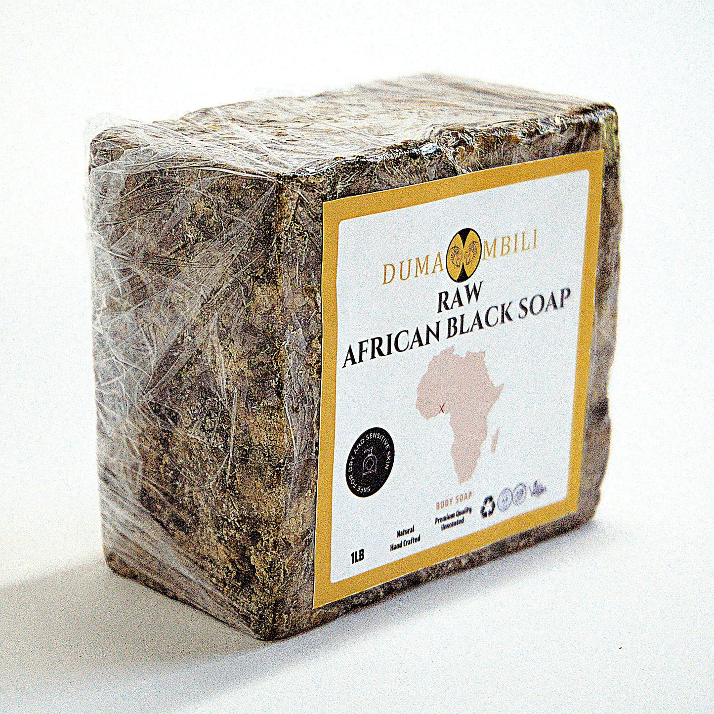 African Black Soap with Natural Ingredients