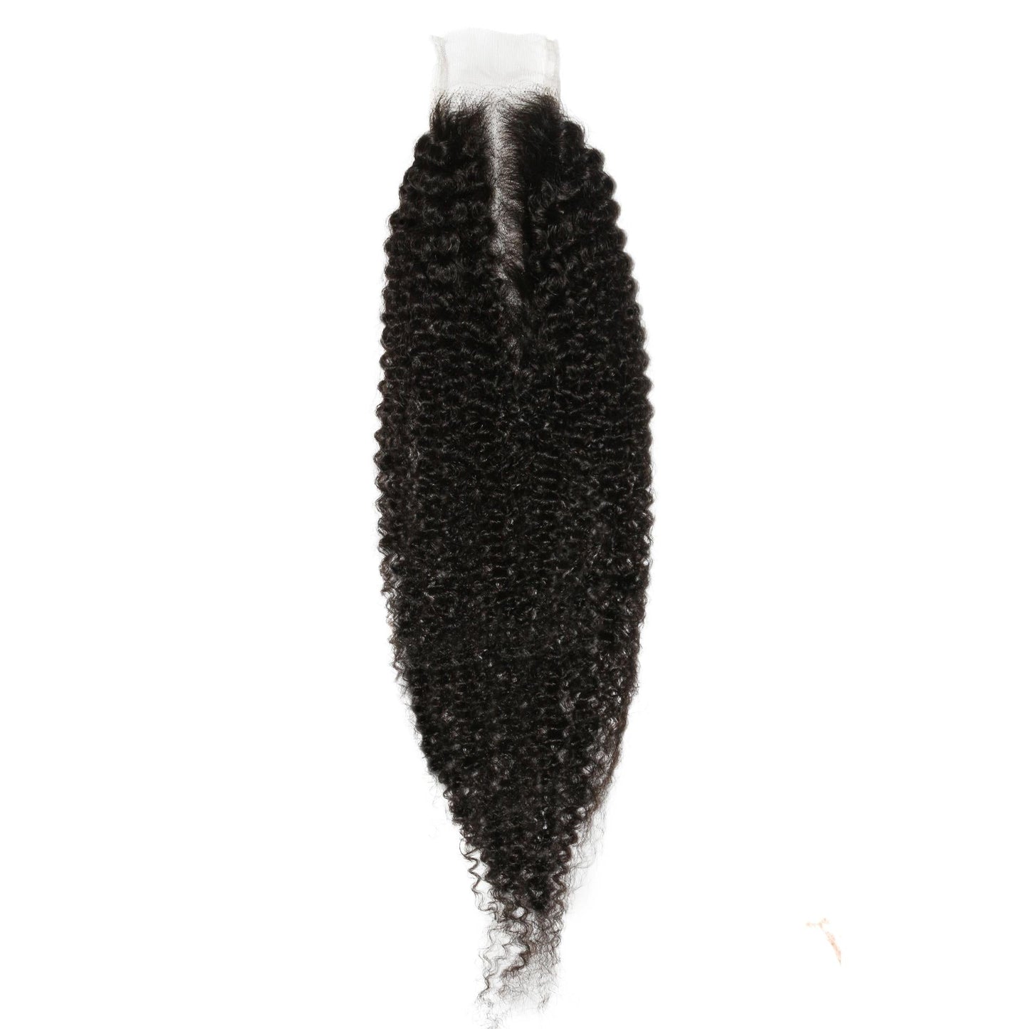 Afro Textured 2x6 Transparent Lace Human Hair Closure