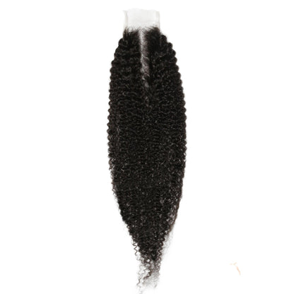 Afro Textured 2x6 Transparent Lace Human Hair Closure