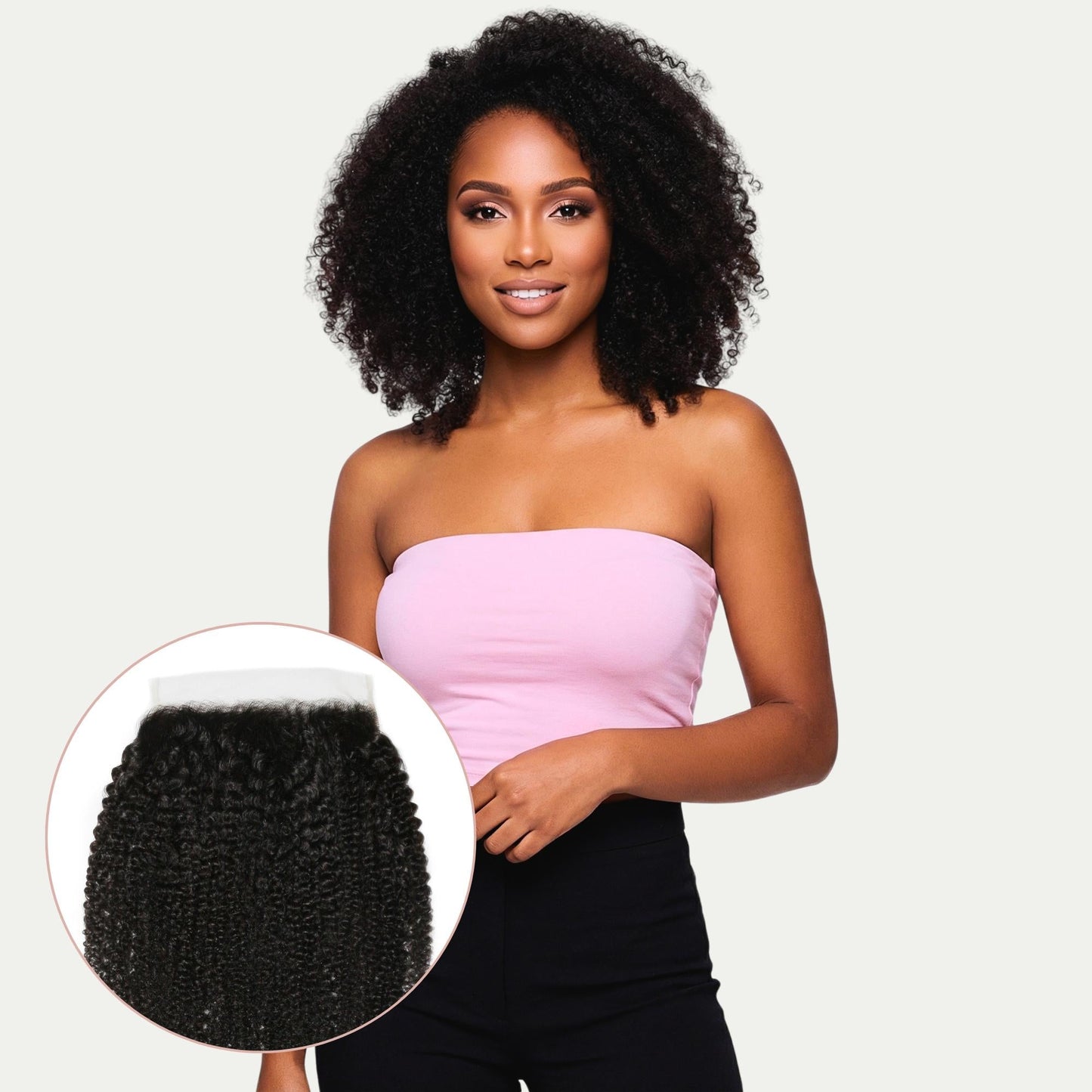 Afro Textured 7x7 HD Lace Closure