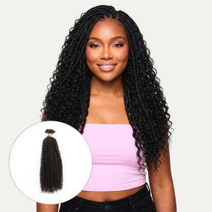 Afro Textured Bulk Braiding Hair