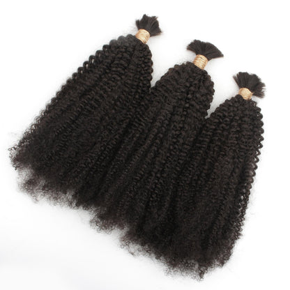 Afro Textured Bulk Braiding Hair