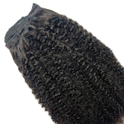 Afro Textured Curly Clip-In 100% Human Hair Extensions