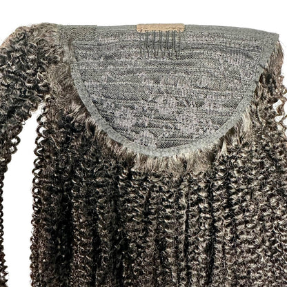 Afro Textured Curly 100% Human Hair Ponytail Extension