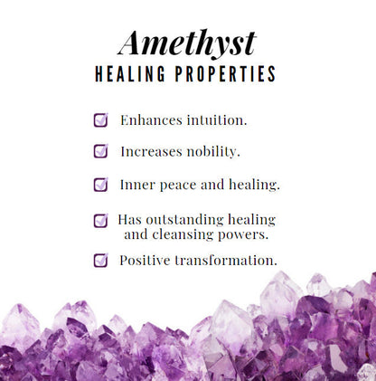 1 Carat Amethyst Engagement Ring in Bezel Setting