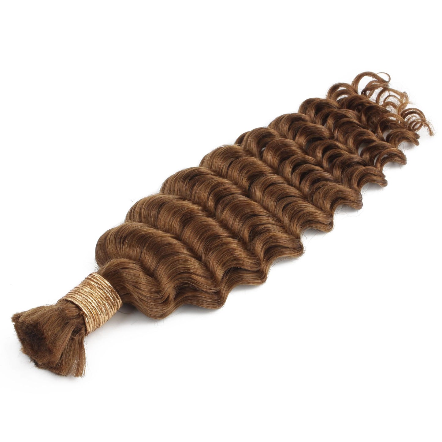 #30 Auburn, Deep Wave Bulk Braiding Hair