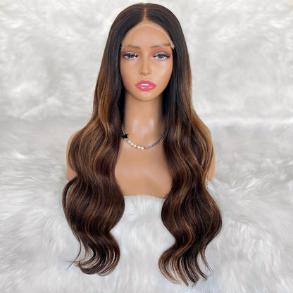 Ava, Glueless | 100% Human Hair Closure Wig, 5x5 HD Lace Professionally Colored