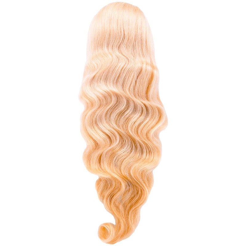 Bombshell Blonde #613 Body Wave 13x4 Transparent Lace Front Human Hair Wig