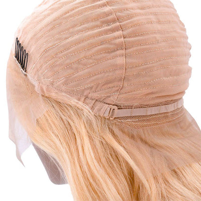 Bombshell Blonde #613 Body Wave 13x4 Transparent Lace Front Human Hair Wig
