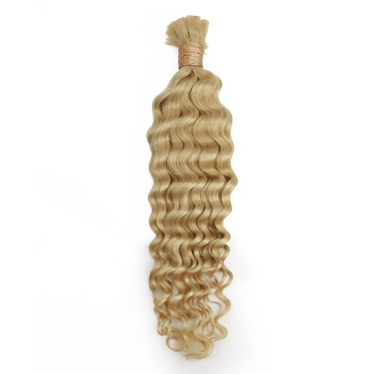 #613 Blonde, Deep Wave Bulk Braiding Hair