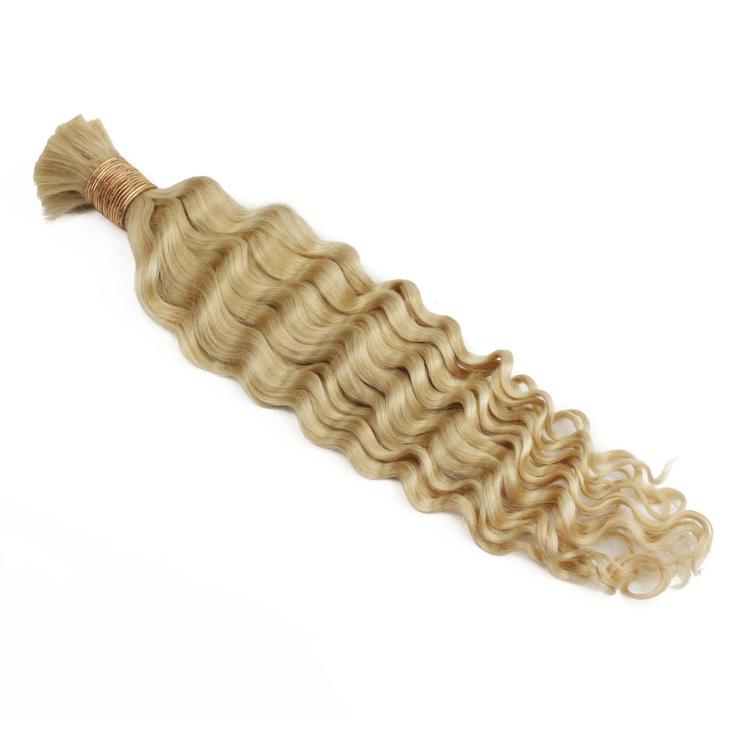 #613 Blonde, Deep Wave Bulk Braiding Hair