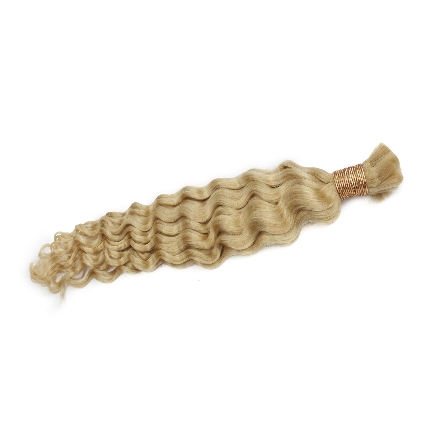 #613 Blonde, Deep Wave Bulk Braiding Hair