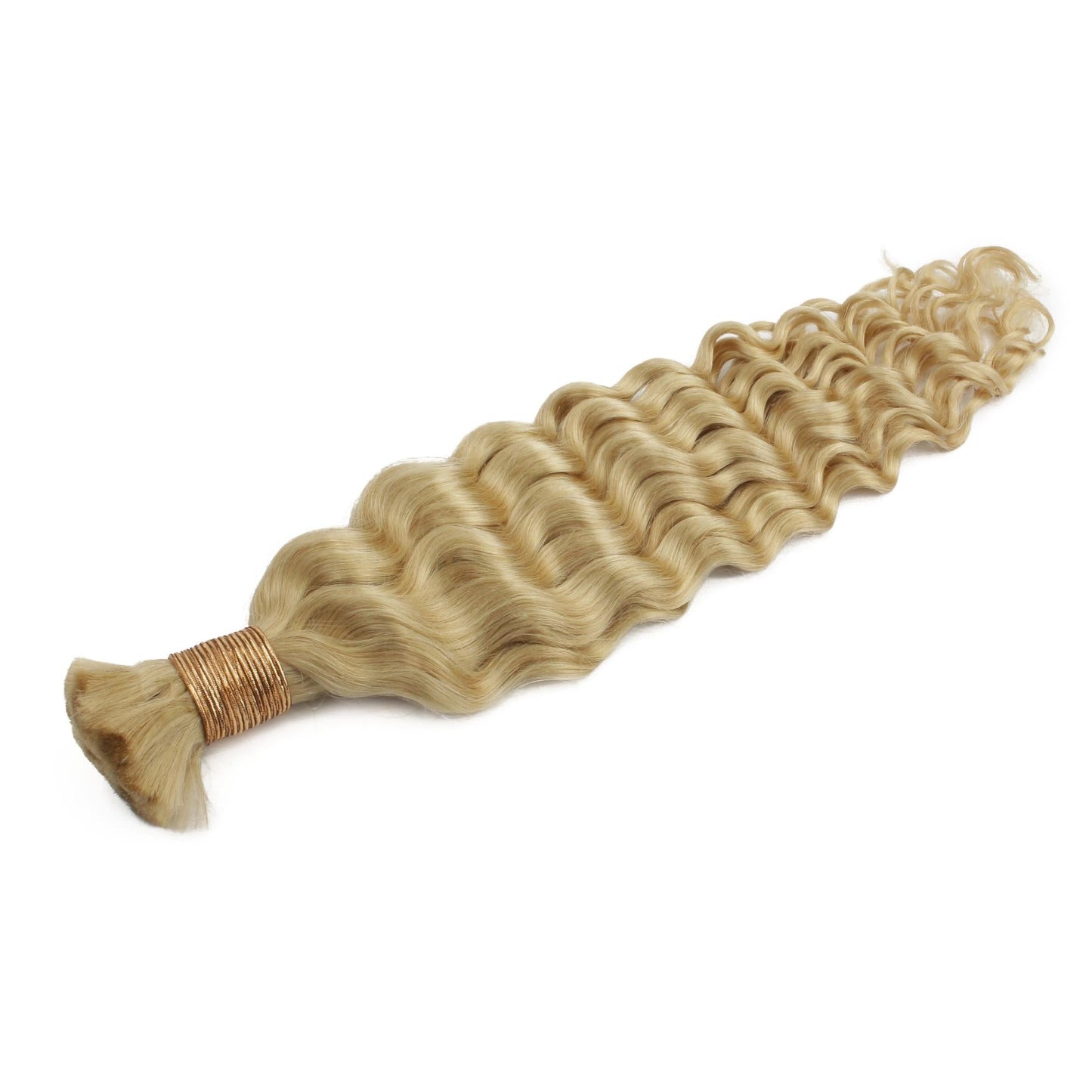 #613 Blonde, Deep Wave Bulk Braiding Hair