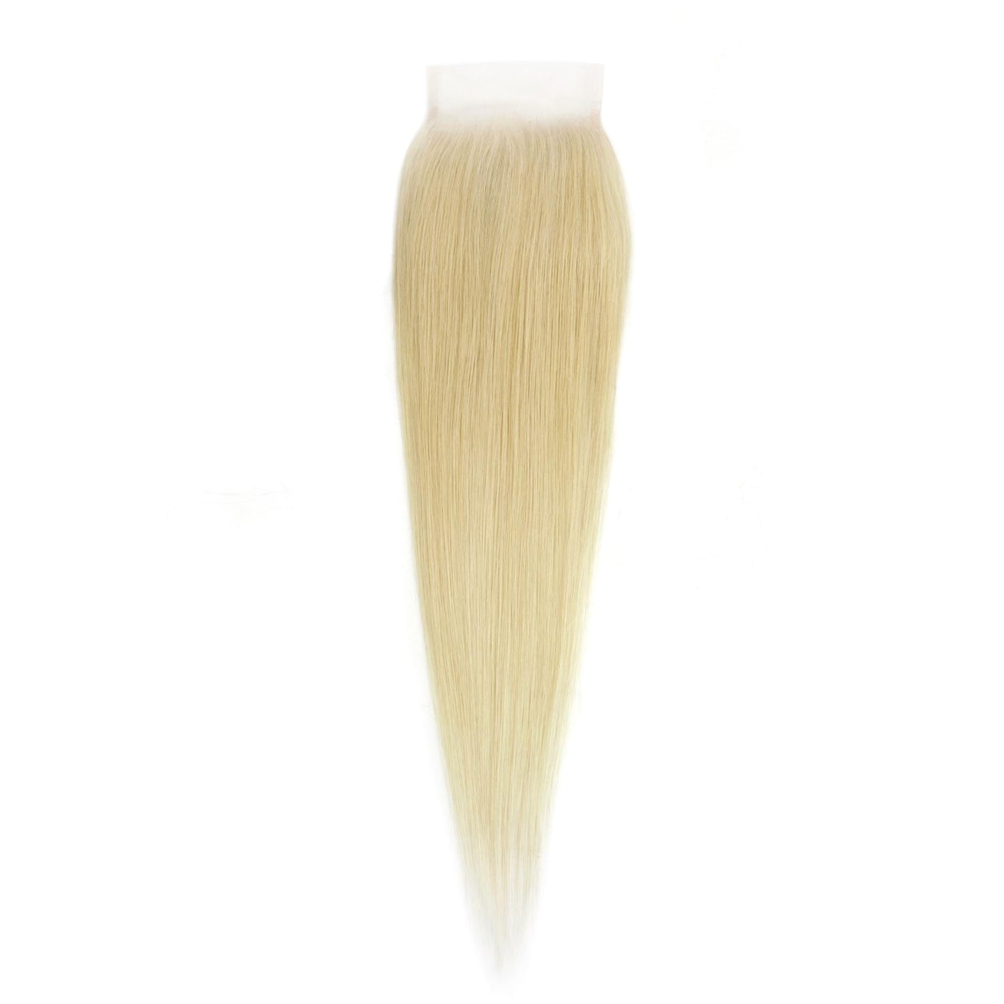 #613 Blonde Straight 4x4 Transparent Lace Hair Closure
