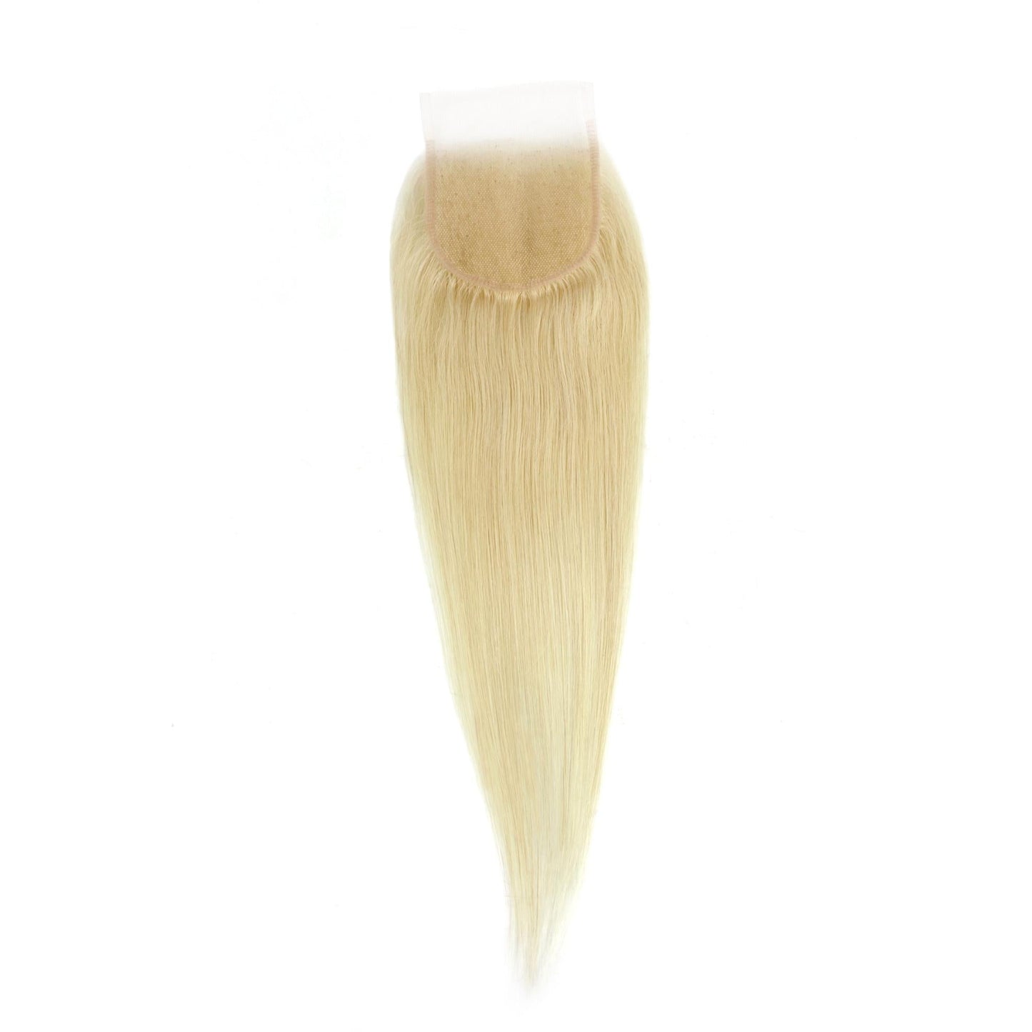 #613 Blonde Straight 4x4 Transparent Lace Hair Closure