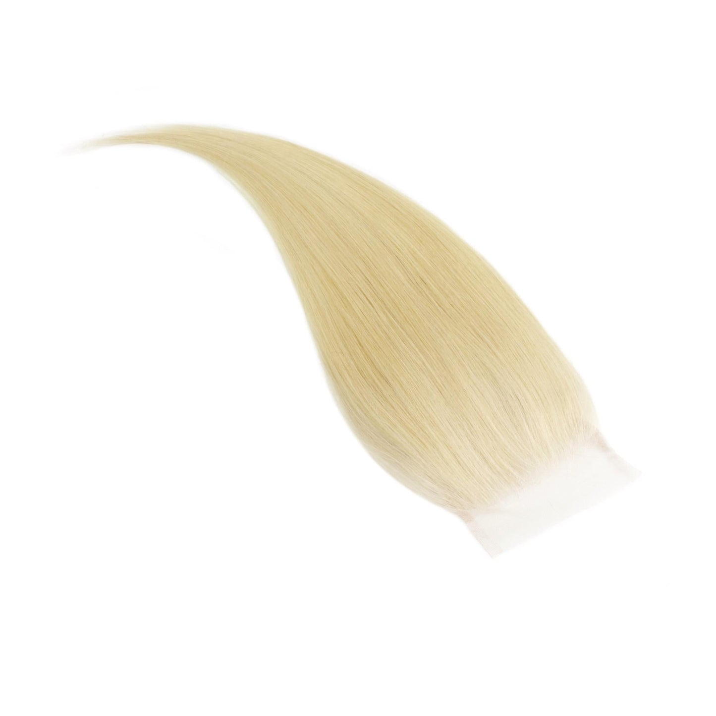 #613 Blonde Straight 4x4 Transparent Lace Hair Closure