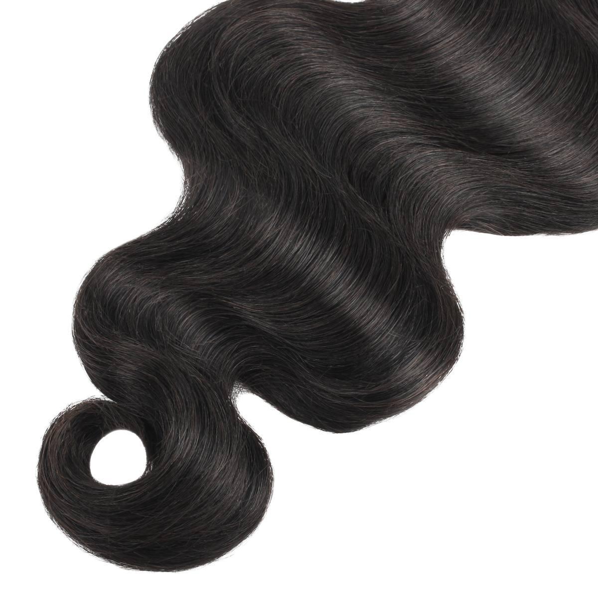 Natural 1B Body Wave Bulk Human Braiding Hair