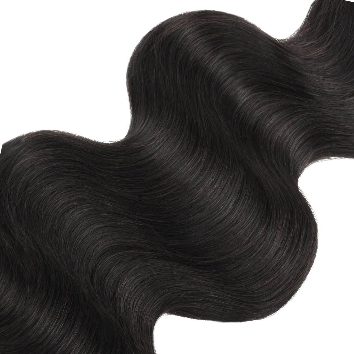 Natural 1B Body Wave Bulk Human Braiding Hair