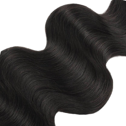 Natural 1B Body Wave Bulk Human Braiding Hair