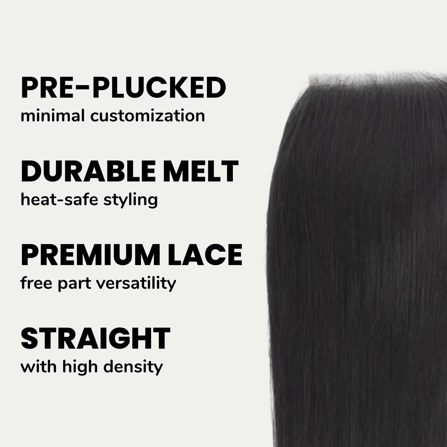 Brazilian Silky Straight 4x4 Transparent Lace Hair Closure
