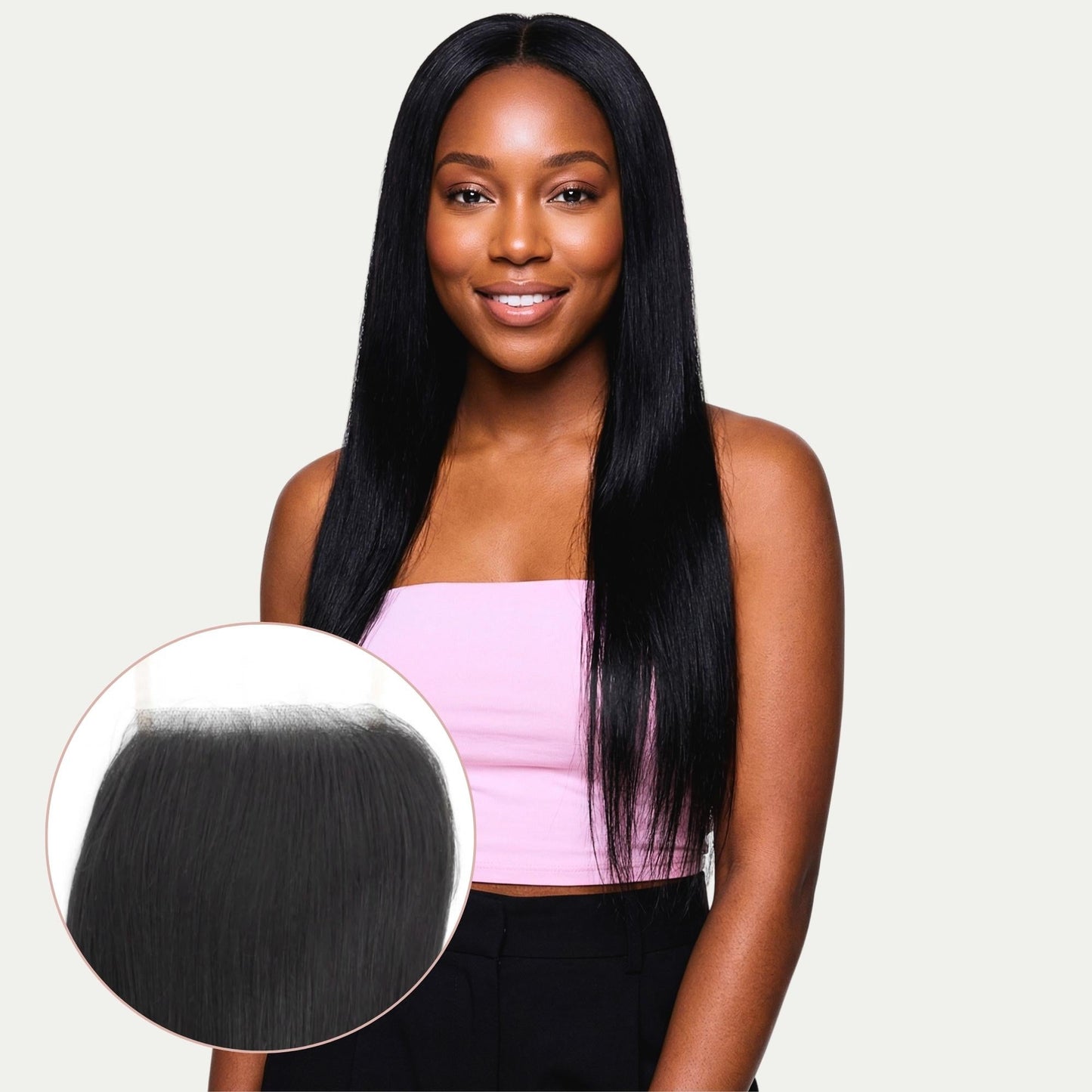 Brazilian Silky Straight 4x4 Transparent Lace Hair Closure
