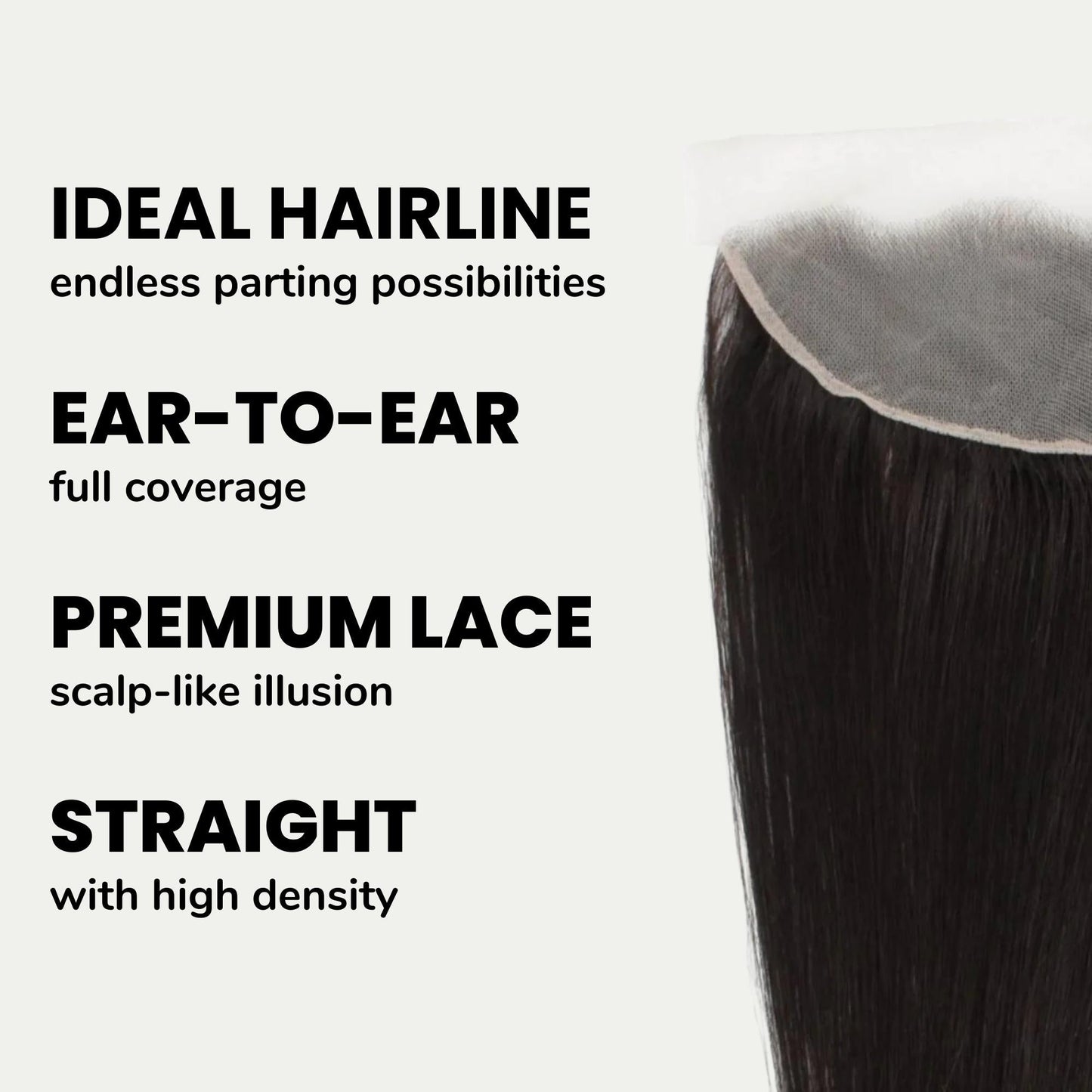 Brazilian Straight 13x4 Transparent Lace Hair Frontal