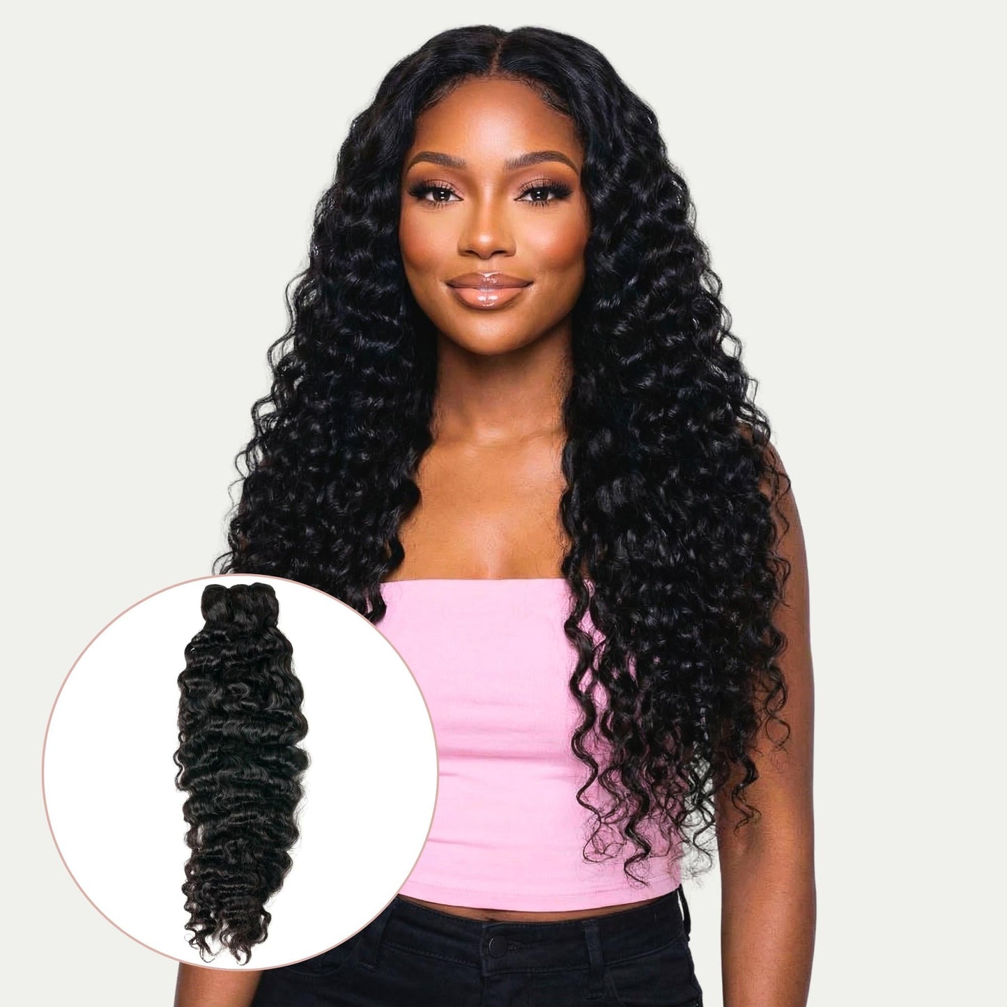 Burmese Curly Hair Bundles - 1B Natural Black