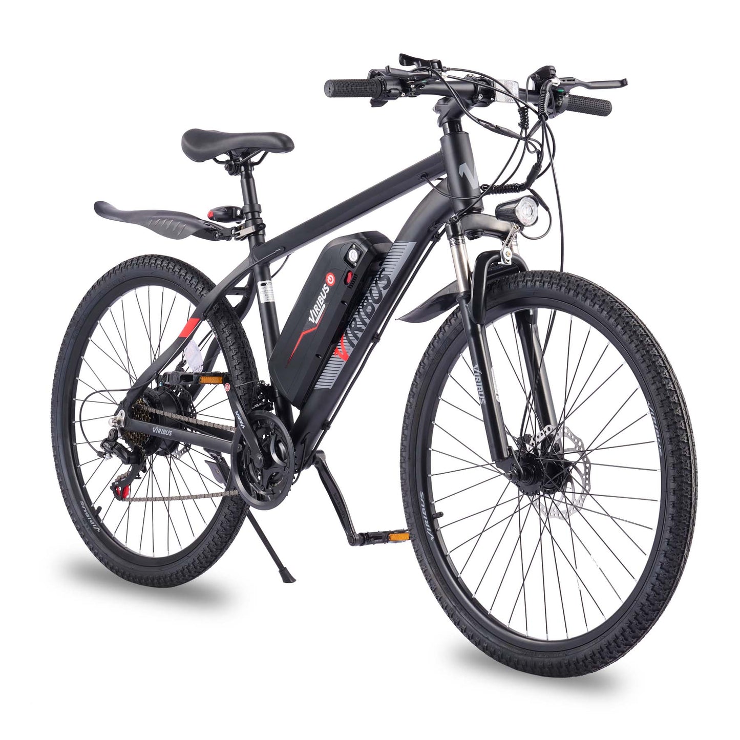 Viribus Panther Electric Mountain Bike 500W Motor, 50-Mile Range