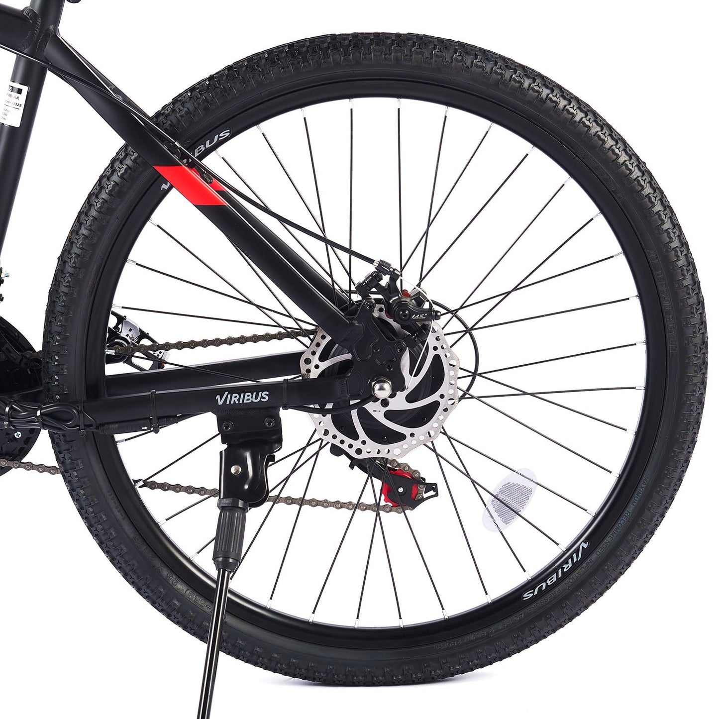 Viribus Panther Electric Mountain Bike 500W Motor, 50-Mile Range